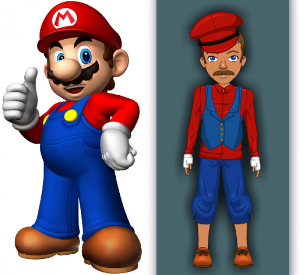 Похожая на марио. Mario. Марио со всех сторон. Марио человек. Марио с ножом.